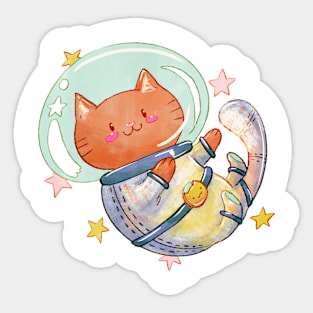 Space Cat Sticker